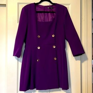 Zara mini purple dress XL